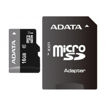 Card de Memorie MicroSDHC Adata Premier, 16GB, Adaptor SD, Class 10