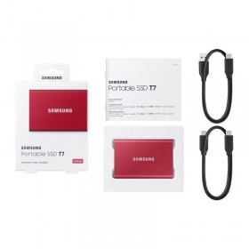 SSD extern Samsung, 2TB, USB 3.1, Red