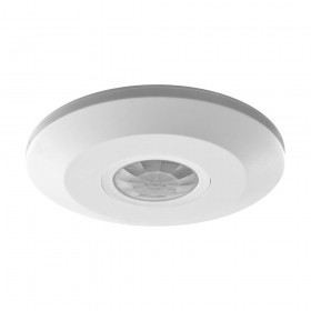 Senzor de miscare aplicat IR Vivalux BRAVO, 230V, IP20, Ø115x24.3mm, incandescent 2000W, LED 1000W, Alb