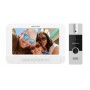 Set videointerfon color Hikvision DS-KIS202T montaj pe 4fire setulesteformat din post exterior DS-KB2411-IM si monitorinteriorDS