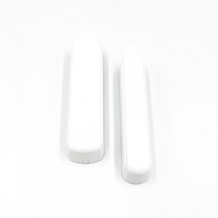 Contact magnetic de exterior wireless AXPRO  Hikvision DS-PDMCX-E-WE, frecventa de operare 868MHz, technilogie Tri-X Wireless, c