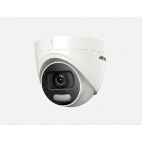 Camera supraveghere Hikvision Turbo HD ColorVu turret DS-2CE72DFT-F28 (2.8mm), 2MP, ColorVu, imagini color 24/7, rezolutie 1920 