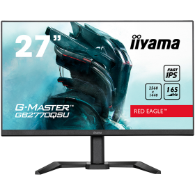 27" ETE Fast IPS Gaming, G-Master Red Eagle, FreeSync PremiumPro, 2560x1440@165Hz, 400cd/m², 1000:1, HDMI, DisplayPort, 0,5ms (G