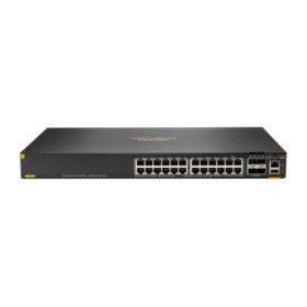 HPE Aruba Networking CX 6300F 24-port 1GbE Class 4 PoE and 4-port SFP56 Switch