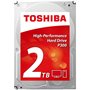 HDD Desktop TOSHIBA 2TB P300 CMR (3.5", 64MB, 7200RPM, NCQ, AF, SATA 6Gbps), retail pack