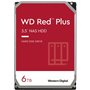 HDD NAS WD Red Plus 6TB CMR, 3.5'', 256MB, 5400 RPM, SATA 6Gbps, TBW: 180