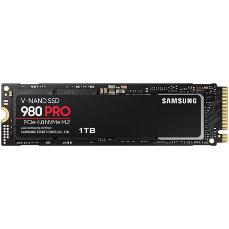 Samsung SSD 980 Pro 1TB with Heatsink M.2 PCIE Gen 4.0 NVME 1.3c PCIEx4, 7000/5000 MB/s, 600TBW, 5yrs