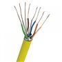 PNI-SFTP07M - Cablu S/FTP CAT7 PNI SF07 la metru 10Gbps, 1000MHz, pentru internet si sisteme de supraveghere, cupru.
