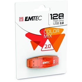USB Flash Drive Emtec 128GB Color Mix, USB 2.0