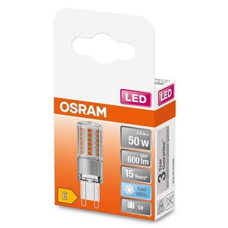 Bec LED Osram PIN, G9, 4.8W (50W), 600 lm, lumina neutra (4000K)