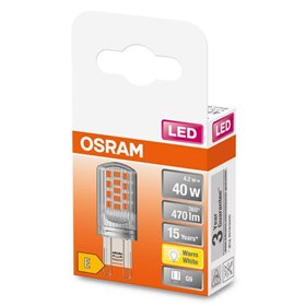 Bec LED Osram PIN, G9, 4.2W (40W), 470 lm, lumina calda (2700K)