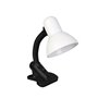 Lampa cu clips 2R Pinch White, 1xE27, max. 40W, Intrerupator, 30x14cm, plastic, Alb