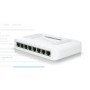 Ubiquiti UniFi 8 port switch, USW-LITE-8-POE, 8 x 10/100/1000 Mbe RJ 45 ports, 4 x POE, 8 Gbps, buget POE: 52W, SMB layer 2 PoE 