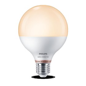 Bec LED inteligent Philips Glob G95, Wi-Fi, Bluetooth, E27, 11W (75W), 1055 lm, lumina alba (2700-6500K)