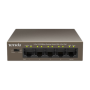 Switch TENDA TEF1105P-4-63W, 5 Port, 10/100 Mbps