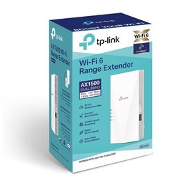TP-link AX1500 Wi-Fi Range Extender, RE500X, 1 Port Ethernet Gigabit, 2 Antene interne, Standarde Wireless, IEEE 802.11a/n/ac/ax