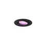 Spot LED RGB incastrat Philips Hue Centura, Bluetooth, GU10, 5.7W, 350 lm, lumina alba si color (2000-6500K), IP20, 9cm, Negru