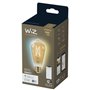 Bec LED inteligent vintage (decorativ) WiZ Connected Filament Gold ST64 ,Wi-Fi, E27, 6.7W (50W), 640 lm, lumina alba (2000-5000K