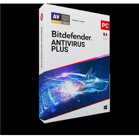 Licenta retail Bitdefender Antivirus Plus - protectie de bazapentru PC-uri Windows, valabila pentru 1 an, 3 dispozitive, new