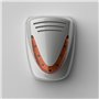 Sirena alarma de exterior Venitem MURANO L SG Silver gray, design Italia, auto alimentata, sistem dublu de tamper (smulgere din 