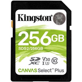 Card de Memorie SD Kingston Canvas Select Plus, 256GB, Class 10