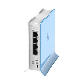 MIKROTIK home Access Point hAP lite, RB941-2ND-TC, 4* 10/100 Ethernetports, 1* CPU core count, CPU nominal frequency: 650 MHz, R