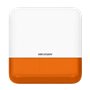 Sirene de exterior wireless AXPRO Hikvision DS-PS1-E-WE(Orange Indicator), frecventa de operare: 868 MHz, comunicare bidirection