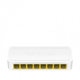 CUDY 8-Port 10/100 Mbps Desktop Switch, 8 10/100M RJ45 Ports, Loop Detection, Desktop Plastic Case, Power Saving, Plug & Play, W