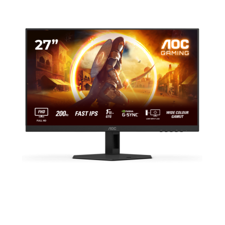 Monitor AOC 27" 27G4HRE, Diagonal (inch): 27, Diagonal (cm): 68, Aspect ratio: 16:9, Panel: Fast IPS, Resolution: 1920x1080, Ref
