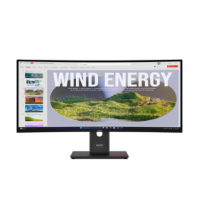 Monitor  Lenovo ThinkVision T34WD-40 34"VA, WQHD (3440x1440), 21:9, Brightness: 300 cd/m², Contrast ratio: 3000:1, Response time