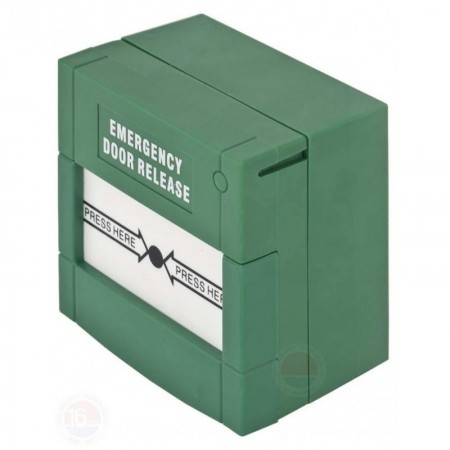 Buton aplicabil din plastic pentru iesire de urgenta Material: plastic, culoare verde