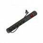 Prelungitor cu protectie la supratensiune SP1, 5m, 5 prize , negru