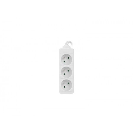 Prelungitor 3 prize , cablu din cupru de calitate superioara, alb