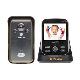 Videointerfon wireless KIVOS KDB301 cu senzor de prezenta