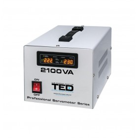 Stabilizator retea cu servomotor TED 2100VA 1200W