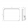 Proiector LED Vivalux RICH, 30W, 230V, 2700 lm, lumina rece (6400K), 110°, IP65, 147x110x37mm, 20000h, aluminiu, -25÷+40°C, Negr